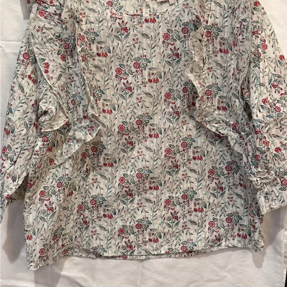 LOFT Multicolor Floral Blouse - Picture 2 of 2